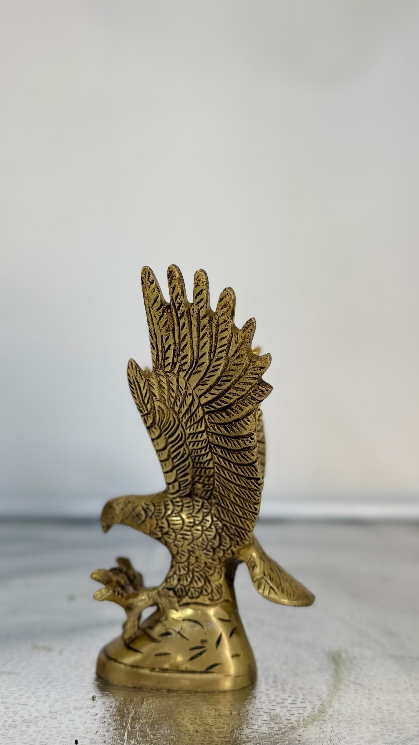 Majestic Brass Eagle Statue - Symbol of Strength and Freedom