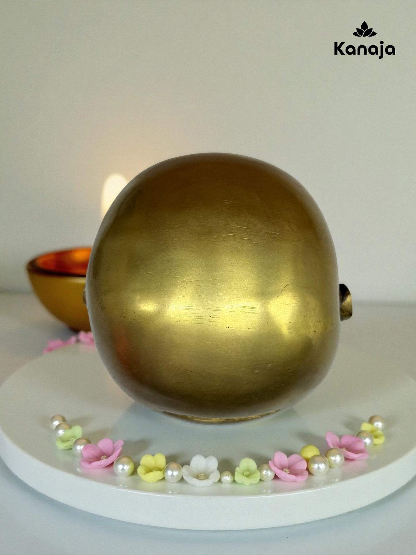 Golden Laughing Buddha Monk Statue - Bring Joy and Serenity to Your Space