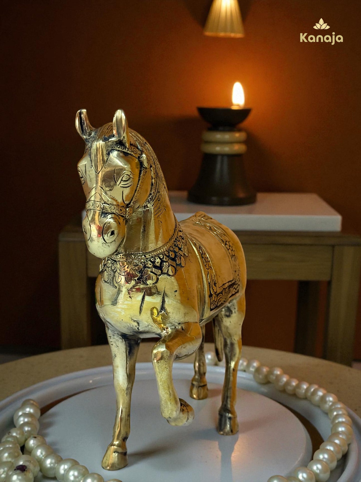 Golden Scooter Miniature - A Nod to Classic Style and Freedom