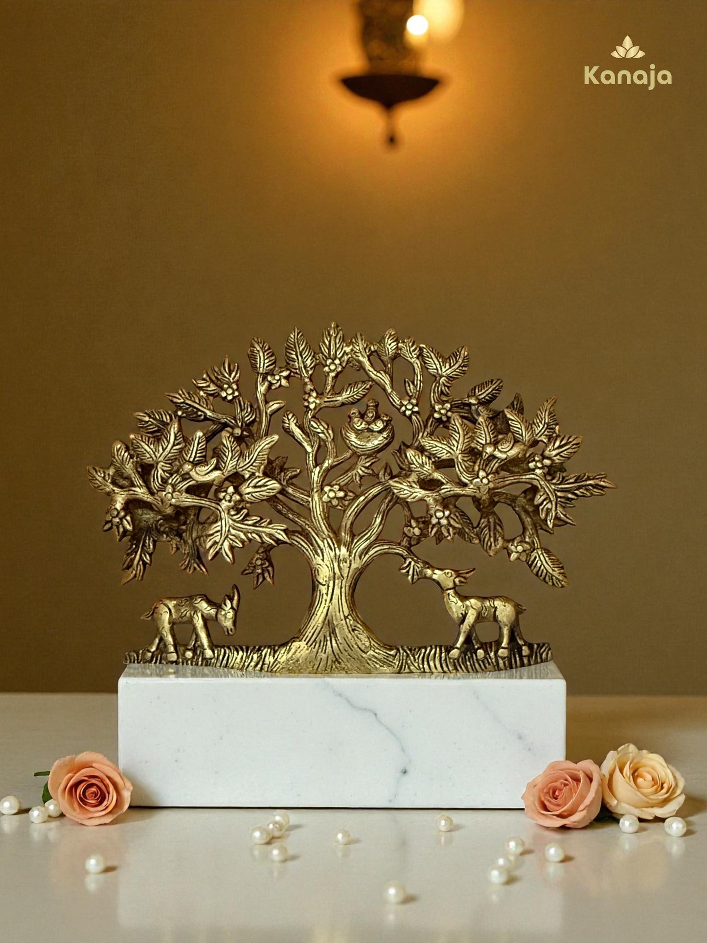 Brass Tree of Life Wall Hanging