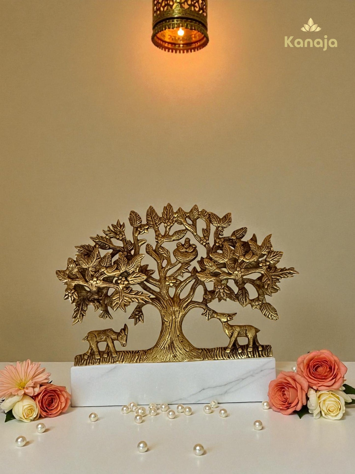 Brass Tree of Life Wall Hanging