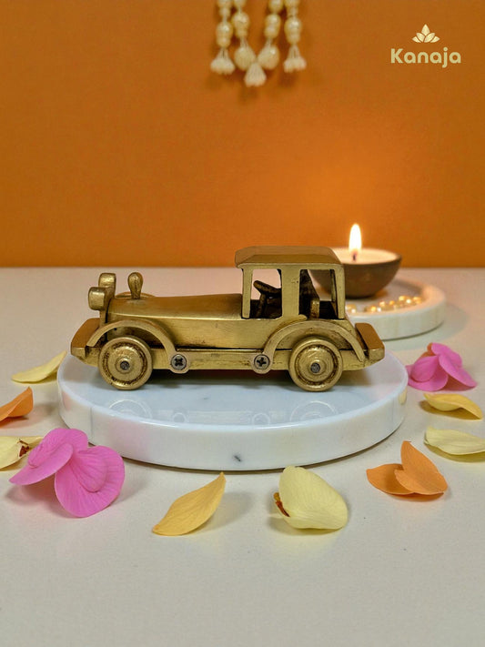 Decorative Brass Vintage Car Showpiece