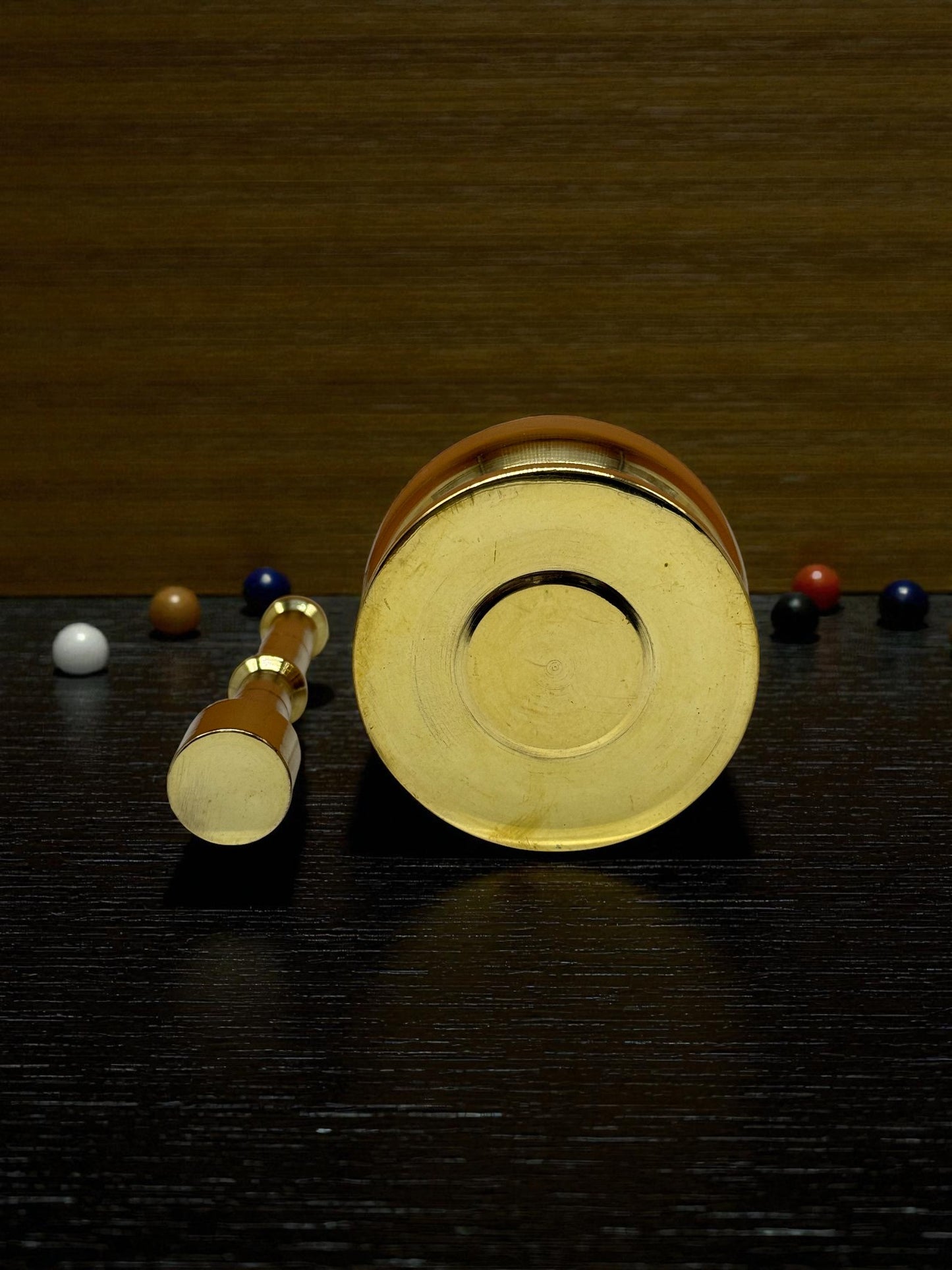 Handcrafted Brass Mortar and Pestle Set