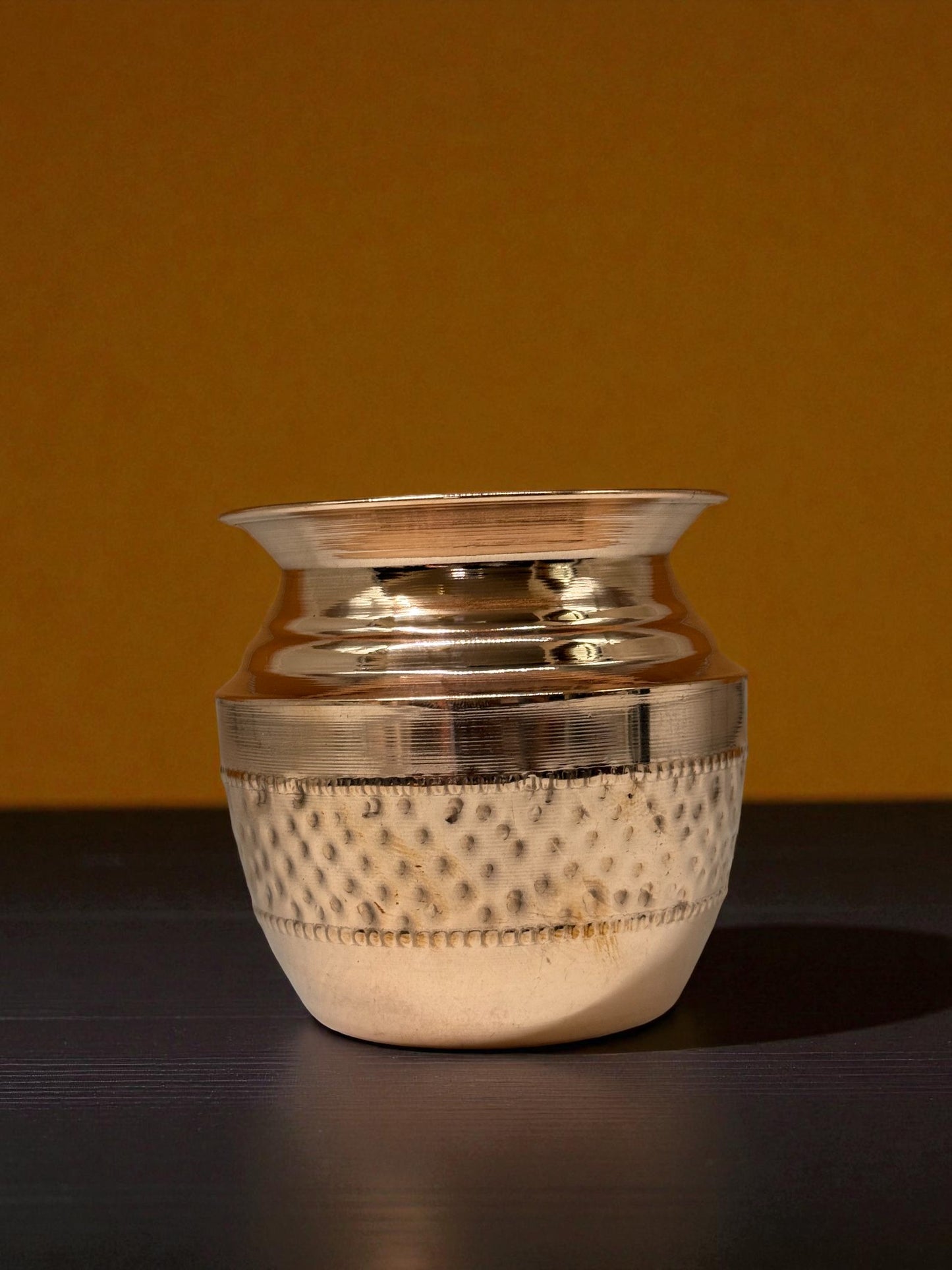 Timeless Handcrafted Hammered Copper Pot