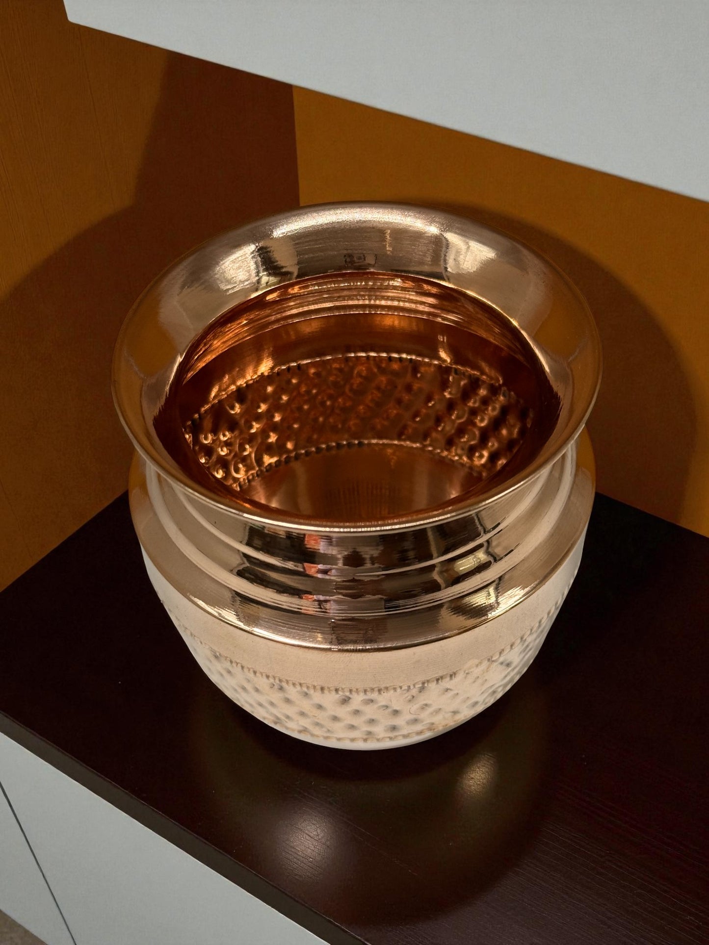 Timeless Handcrafted Hammered Copper Pot