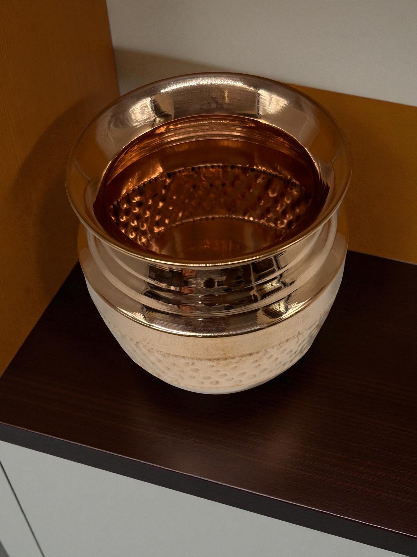 Timeless Handcrafted Hammered Copper Pot