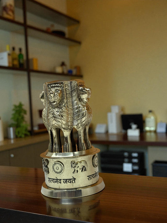 Noble Brass National Emblem of India – Ashoka Lion Capital Statue