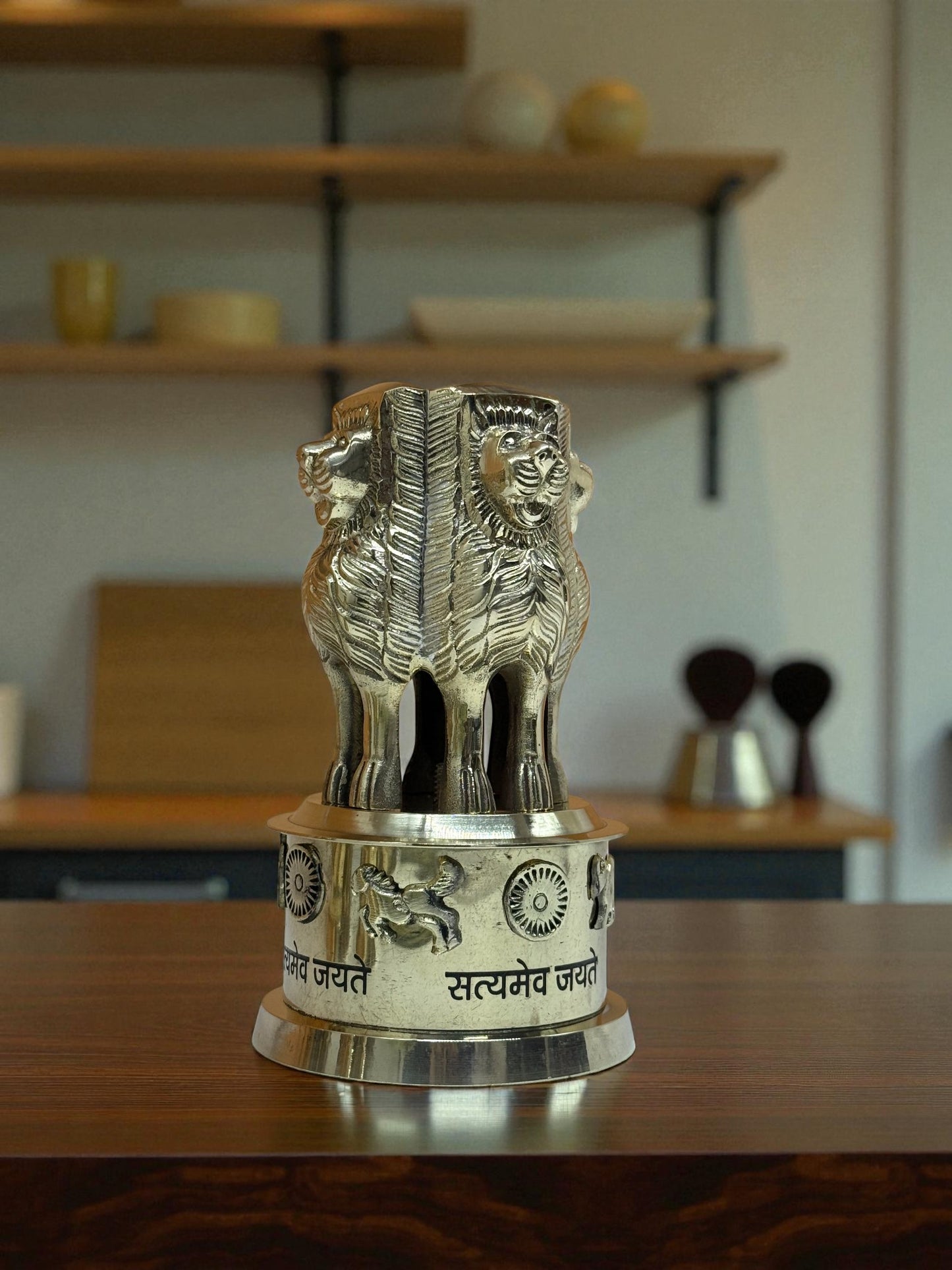 Noble Brass National Emblem of India – Ashoka Lion Capital Statue
