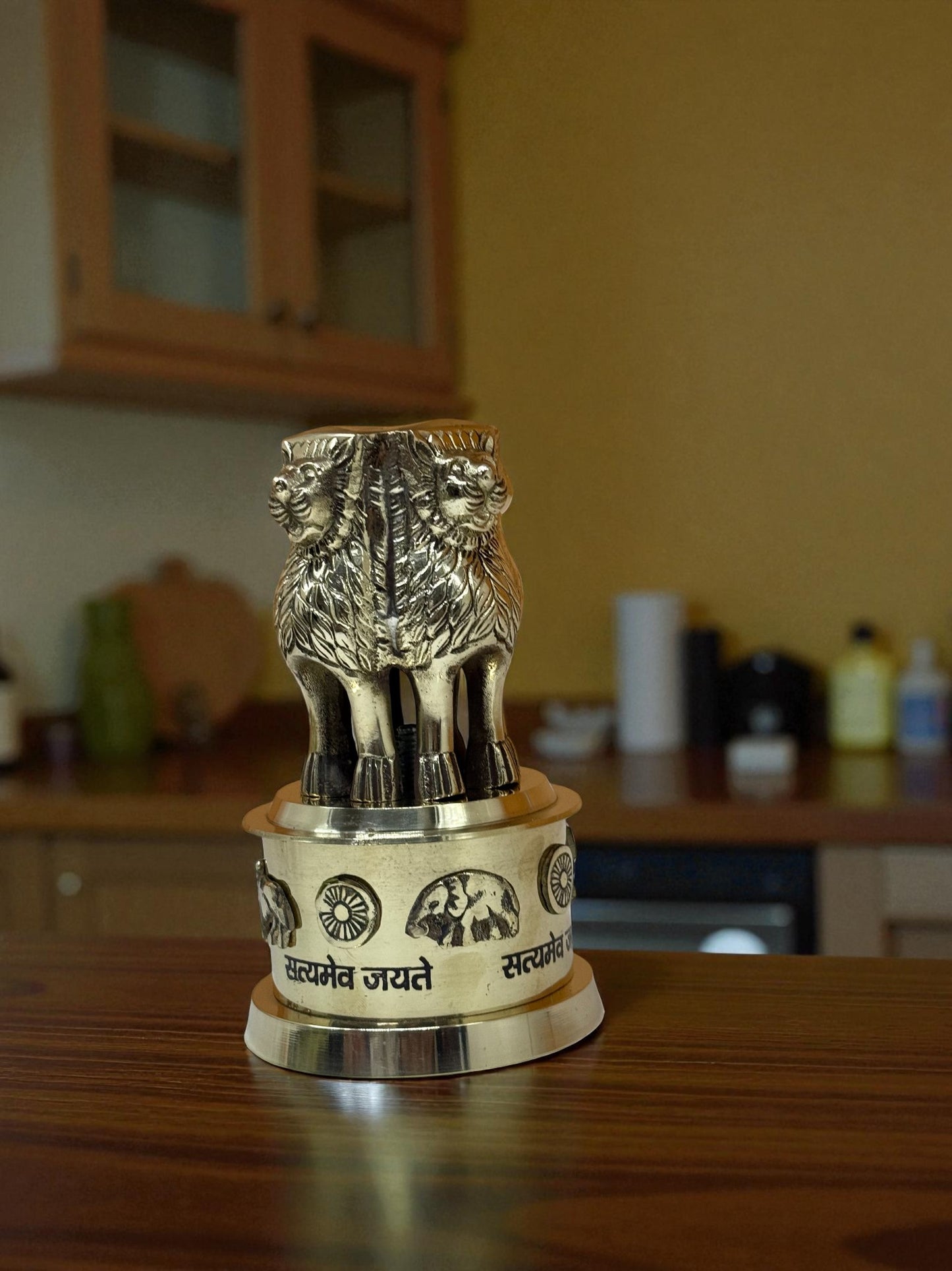 Noble Brass National Emblem of India – Ashoka Lion Capital Statue