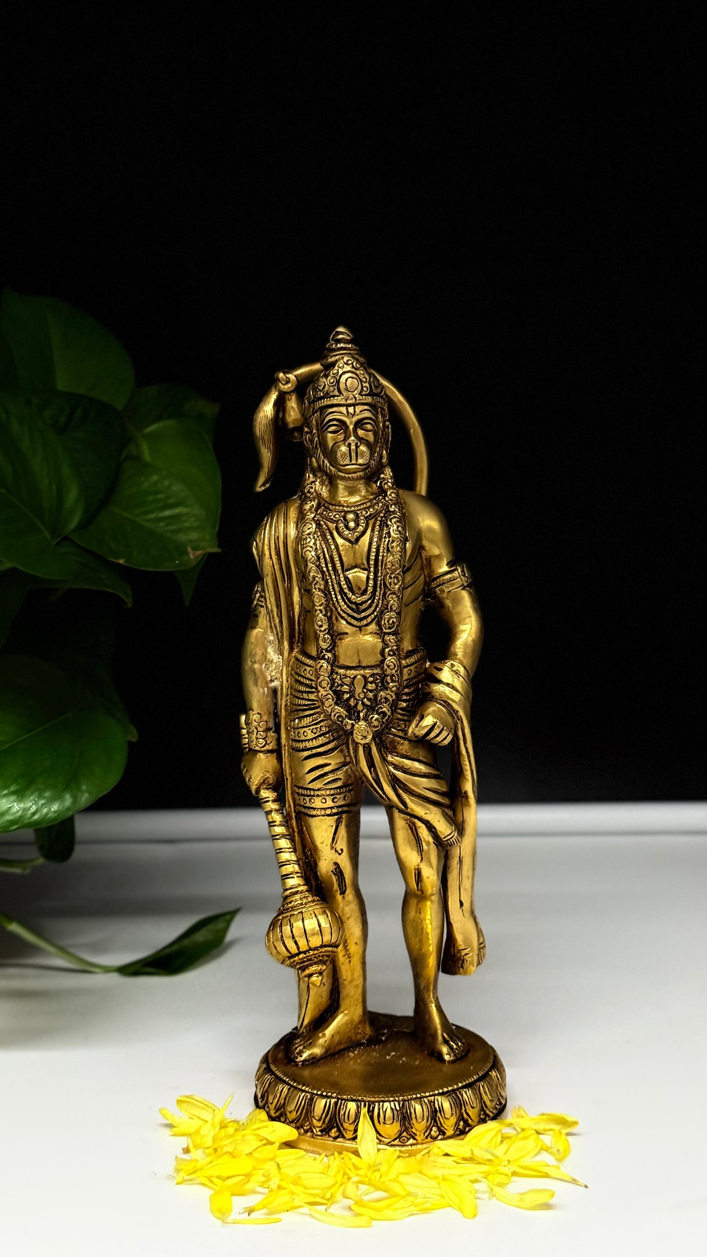 Handcrafted Brass Hanuman Idol - A Symbol of Strength & Devotion