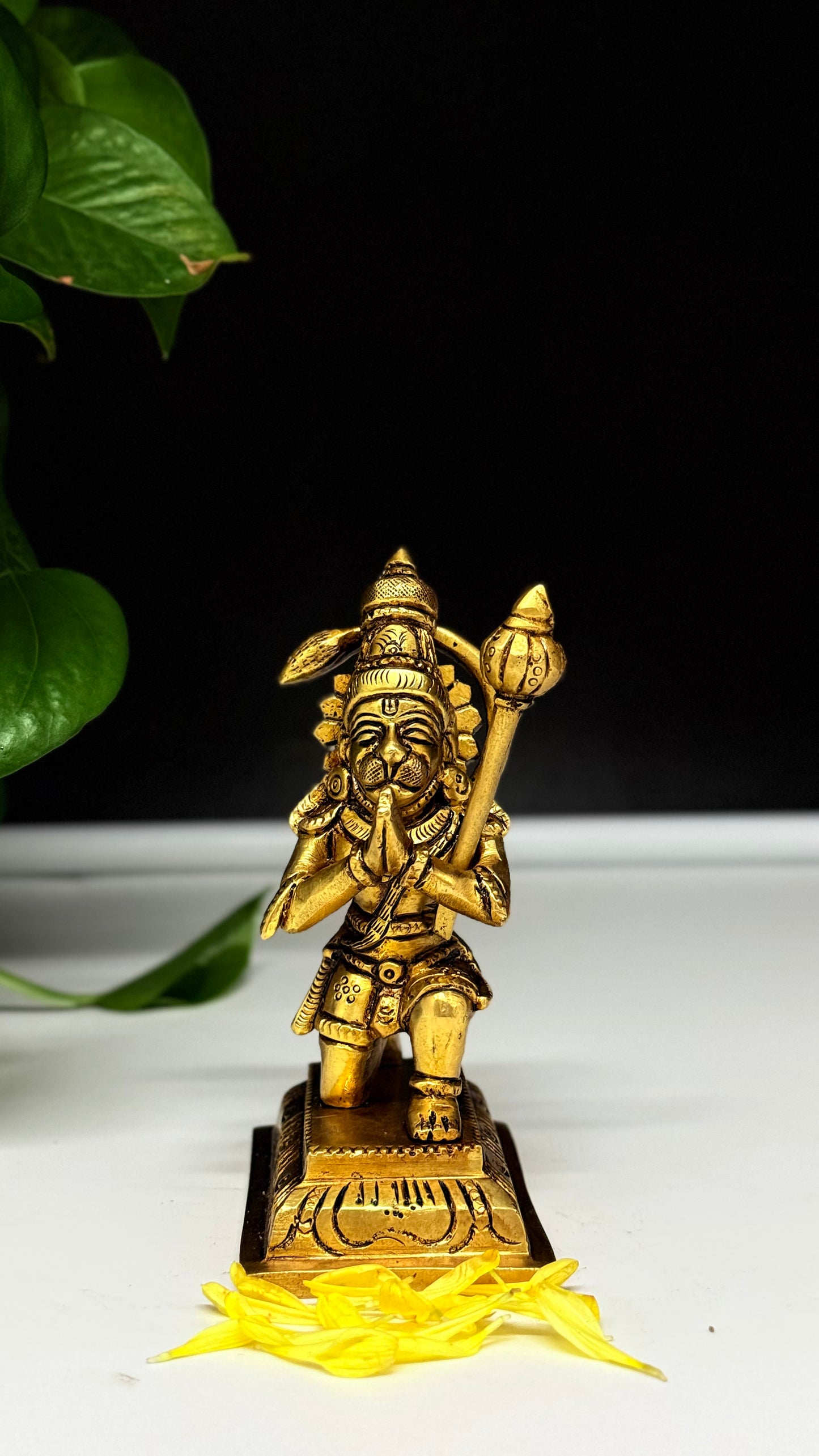 Handcrafted Brass Hanuman Statue