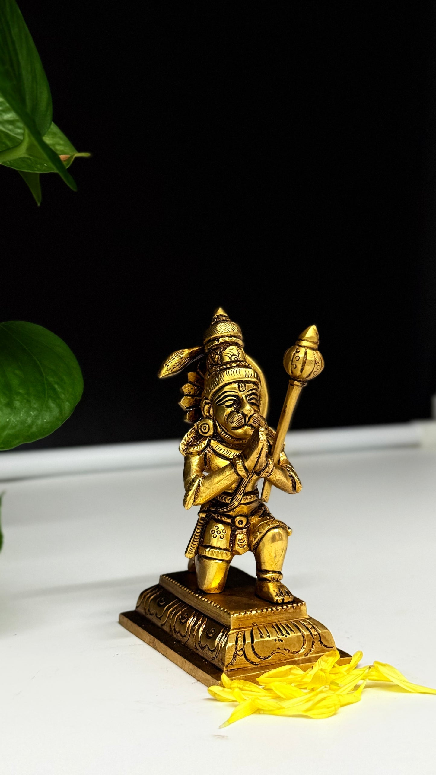 Handcrafted Brass Hanuman Statue