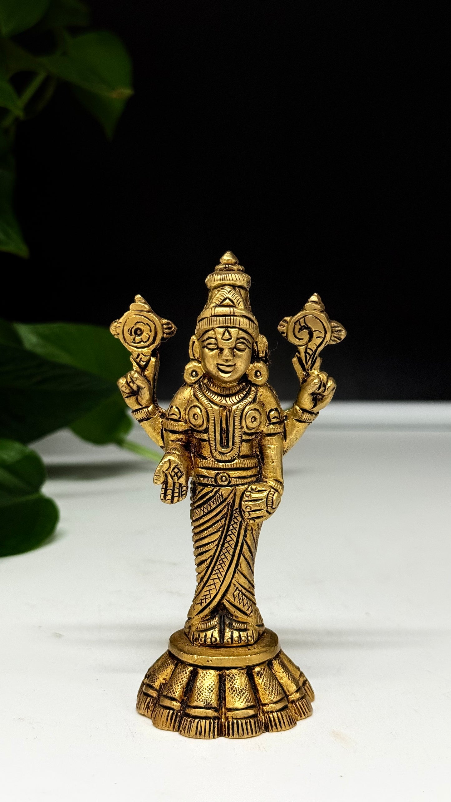 Antique Brass Balaji Idol - Bring Home Prosperity & Blessings