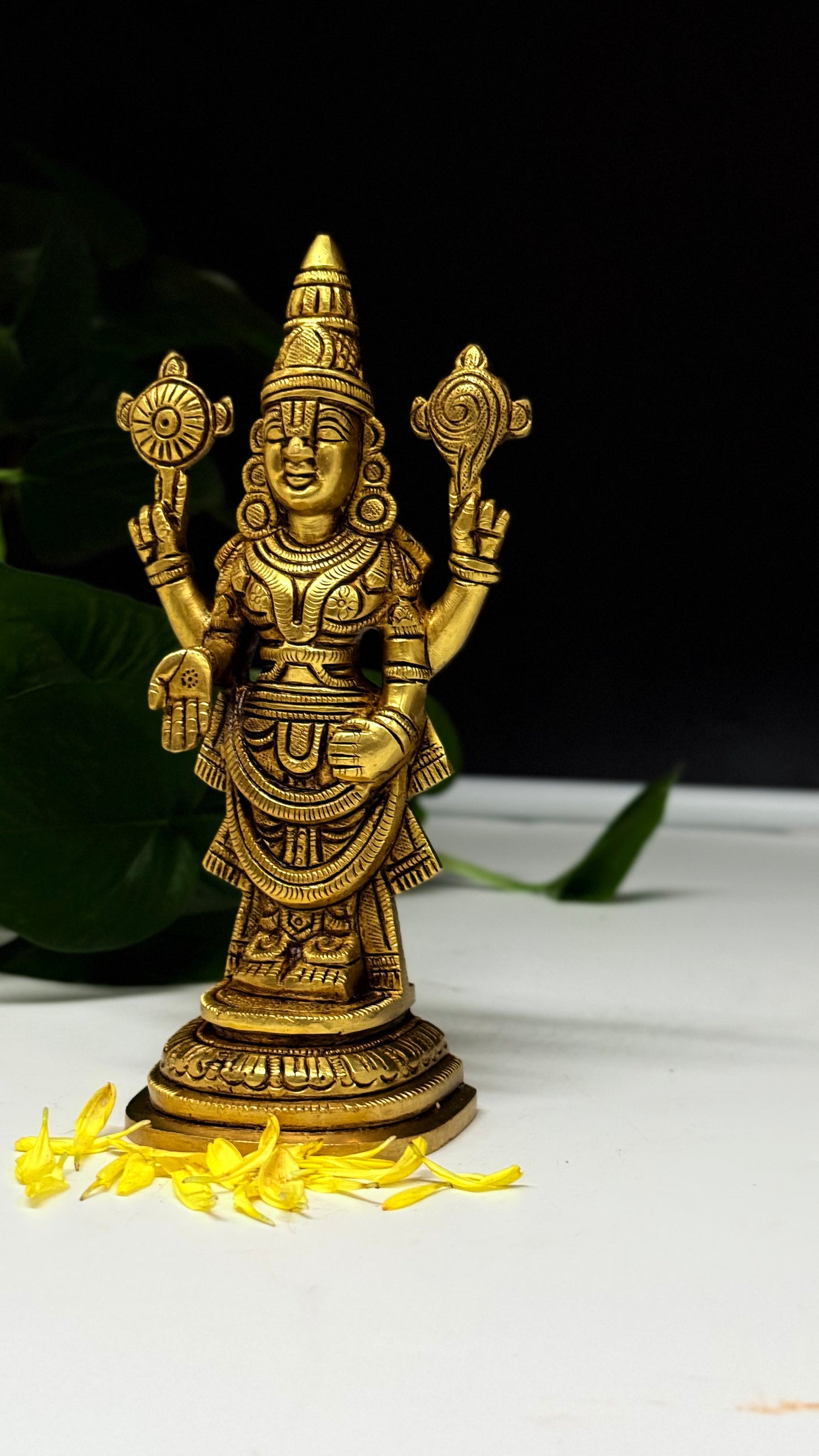 Brass Lord Venkateswara Idol