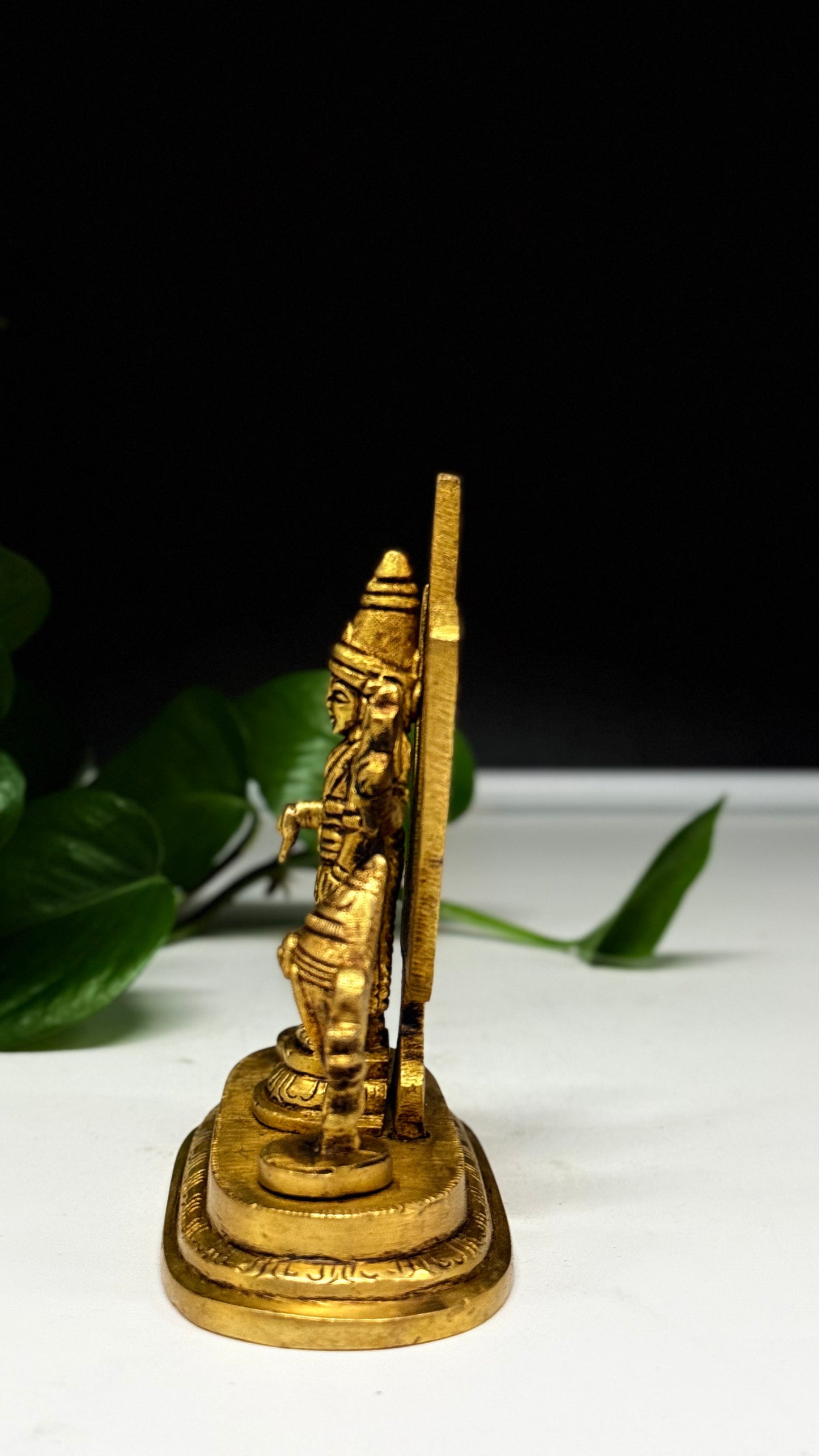 Handcrafted Brass Tirupati Balaji Murti - Lord Venkateswara Srinivasa Statue for Home Puja and Decor