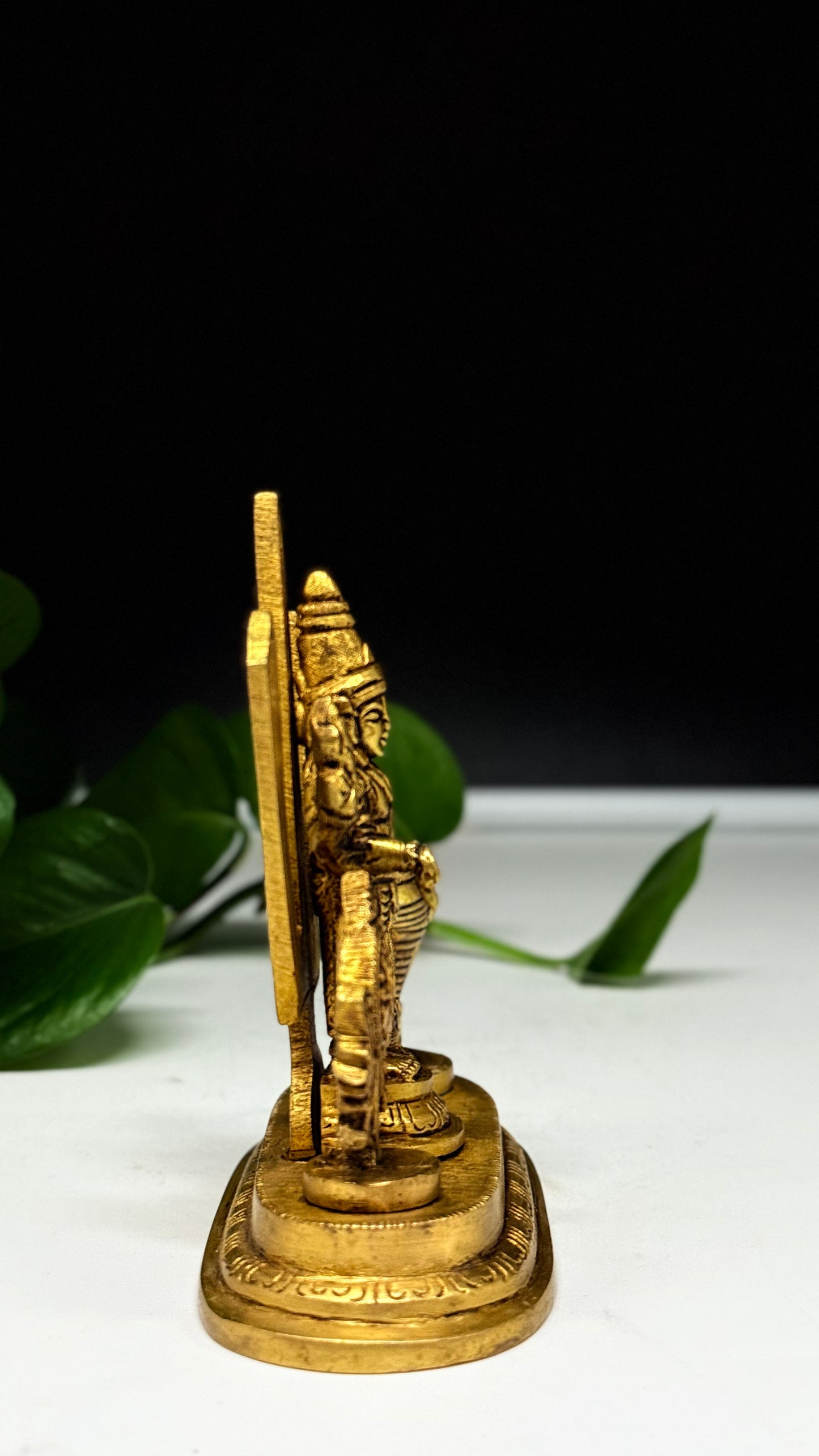 Handcrafted Brass Tirupati Balaji Murti - Lord Venkateswara Srinivasa Statue for Home Puja and Decor