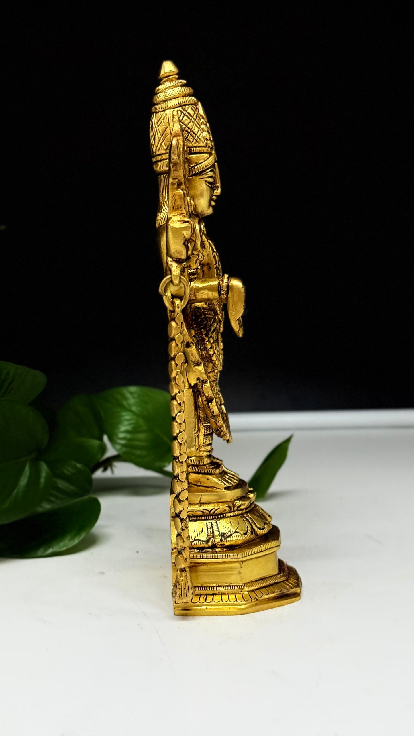 Majestic Lord Venkateswara Brass Idol – A Symbol of Tirupati's Grace