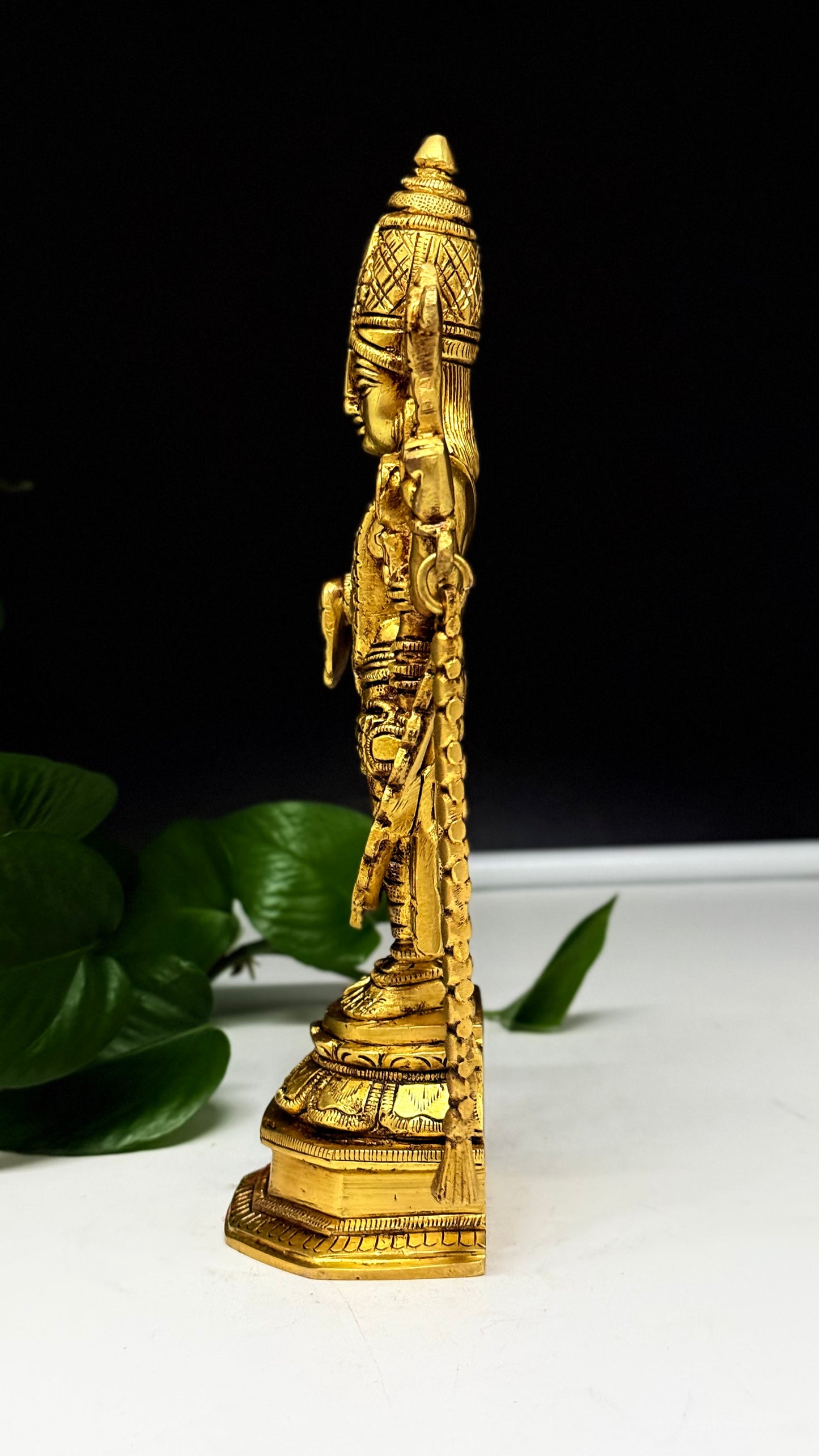 Majestic Lord Venkateswara Brass Idol – A Symbol of Tirupati's Grace