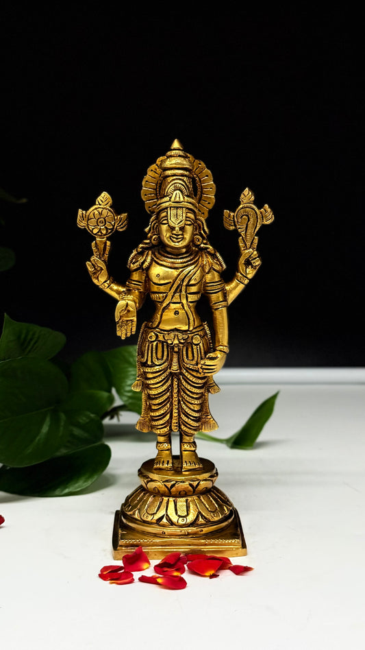 Lord Venkateswara Brass Idol: A Divine Masterpiece