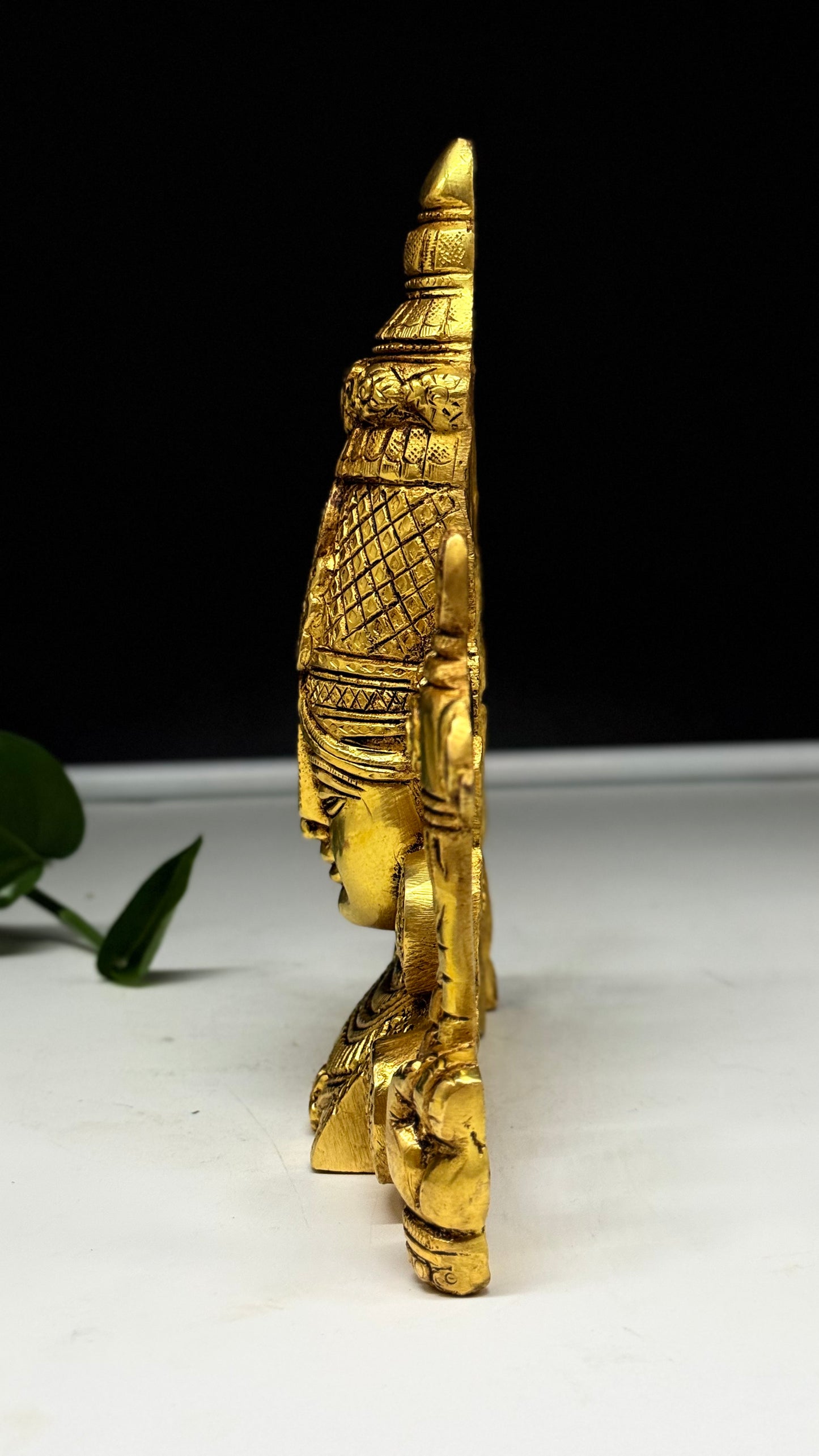 Brass Lord Venkateswara Face & Attributes Idol